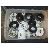 Clamshell closing tote full of meta...