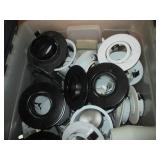 Clamshell closing tote full of meta...