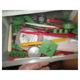 Pair of wide plastic 3-drawer organ...