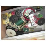 Pair of wide plastic 3-drawer organ...