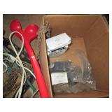 Variety of pet toys, accessories an...