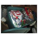 Large covered Tote of Christmas gif...