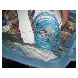 Tote full of assorted ribbon, craft...