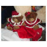 Large life-size stuffed bear with m...