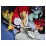 Tote with quilt and baby mobile...