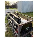 72' Skid Steer Hydraulic Tiller, 32Pcs Blade | AGT-ECSSTR073