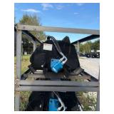 72' Skid Steer Hydraulic Tiller, 32Pcs Blade | AGT-ECSSTR072