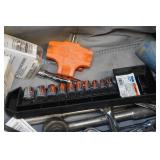 Husky Tool Bag with Ratchets and Sockets