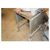 Chicago Electric 10' Miter Saw on Rolling Stand