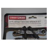 Craftsman 5 Piece Offset Box-End Ratcheting Wrench Set