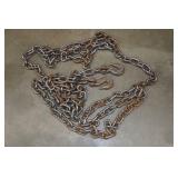 Heavy Duty Chain with 3/8 Hooks