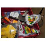 Rolling Tool Cart with Tools and Parts
