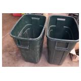 *2* Rubbermaid Garbage Cans