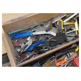 Assorted Tools - Pliers, Picks, Hole Saws