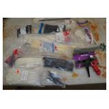 Assorted Zip Ties, Heat Shrink, and Wire Tie Tool