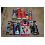 Assorted Adhesives and Chemicals