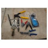 Assorted Specialty Tools - Rivet Gun, Clamps, Tin Snip
