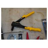 Assorted Specialty Tools - Rivet Gun, Clamps, Tin Snip