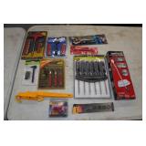 Assorted Tools - Drivers, Torque Wrench, Binder