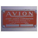 Avion T-22 22' Travel Trailer