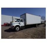 2000 International 4700 T444E 24' Box Truck with Rear Lift - 7.3L Diesel