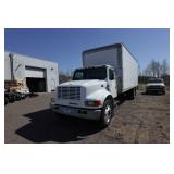 2000 International 4700 T444E 24' Box Truck with Rear Lift - 7.3L Diesel