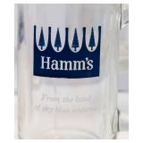Set of 6 Vintage Hamm’s Beer Glass Mugs
