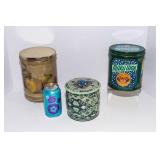 Set of Three Vintage Tins