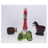 Set of 4 Vintage Avon Cologne Decanters – Figural Glass Collectibles