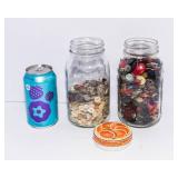 Assorted Vintage Button Lot – Mixed Styles & Sizes