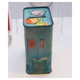 Pepsi-Cola Glassware Lot + Hallmark Pepsi Piggy Bank Collectibles