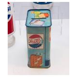 Pepsi-Cola Glassware Lot + Hallmark Pepsi Piggy Bank Collectibles