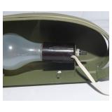 Vintage Green Mid-Century Overhead Reading Light – Metal