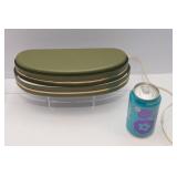 Vintage Green Mid-Century Overhead Reading Light – Metal