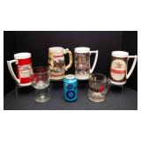 Budweiser Drinking Ware Lot – Mugs, Stein, Goblet & Salt & Pepper Set w/ Box