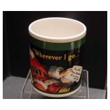 Coca-Cola Collectibles Lot – Plush Wolf & Polar Bear, Santa Mug, Glassware & Yo-Yo