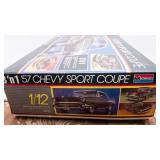 1986 Monogram Models 1957 Chevy Sport Coupe Model Kit – New in Box