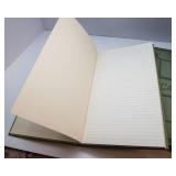 Set of 4 Vintage Record Books – “Records,” “DE Ledger,” Cash Book & Blank Ledger