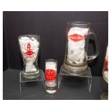 Set of 5 Grain Belt Beer Glasses – Vintage Barware Collection