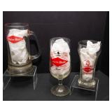 Set of 5 Grain Belt Beer Glasses – Vintage Barware Collection