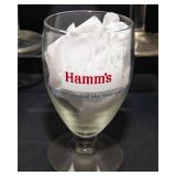 Set of 5 Hamm’s Beer Glasses – Assorted Vintage Styles Barware