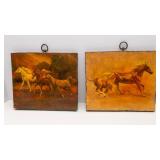 Horse Artwork - Set of Two