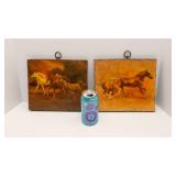 Horse Artwork - Set of Two