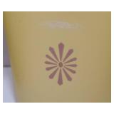 Vintage Tupperware Servalier Canister Set – Harvest Gold, 5 Pieces