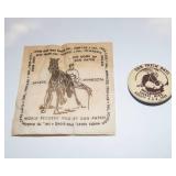 Dan Patch Days Collectible Lot – Glass, 1974 Pin & Kentucky Straight Bourbon Decanters