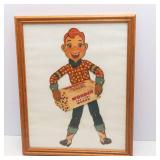 Vintage 1950s Wonder Bread “Howdy Doody” Paper Puppet Advertisement