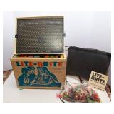1978 Lite-Brite Toy Set w/ Original Box – Includes Pegs & Instructions