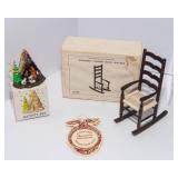 Vintage Miniature Dollhouse Furniture Lot – Assorted Pieces