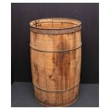 Vintage Wooden Nail Keg Barrel – 18.5”T