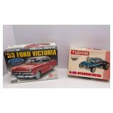 1953 Ford Victoria Lindberg Model Kit – NIB + Partial Tudor Low Riders Parts